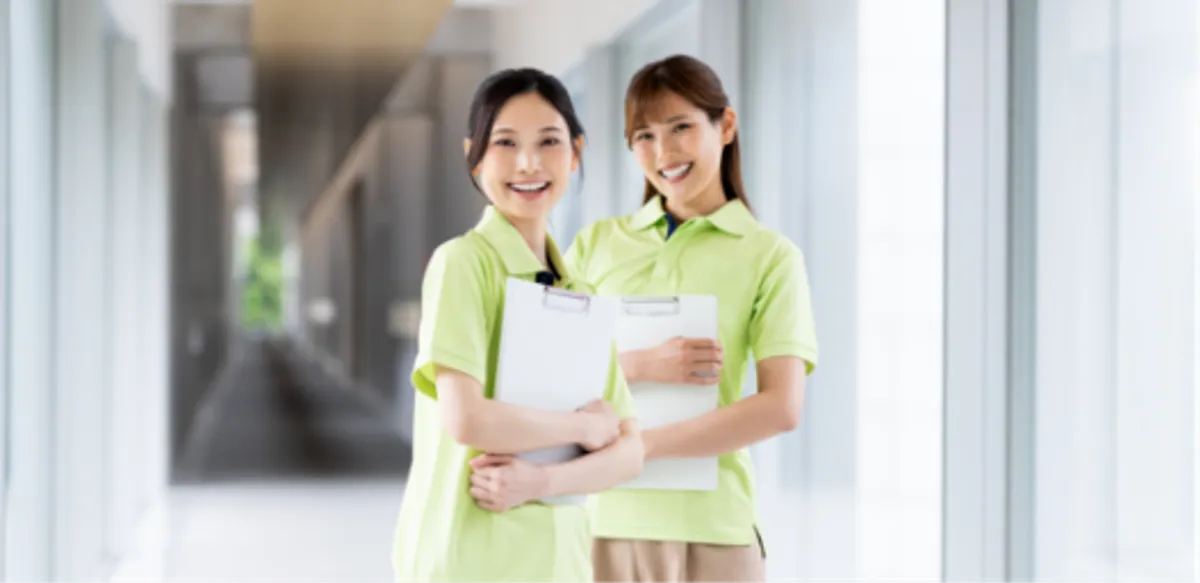 身体介助の様子